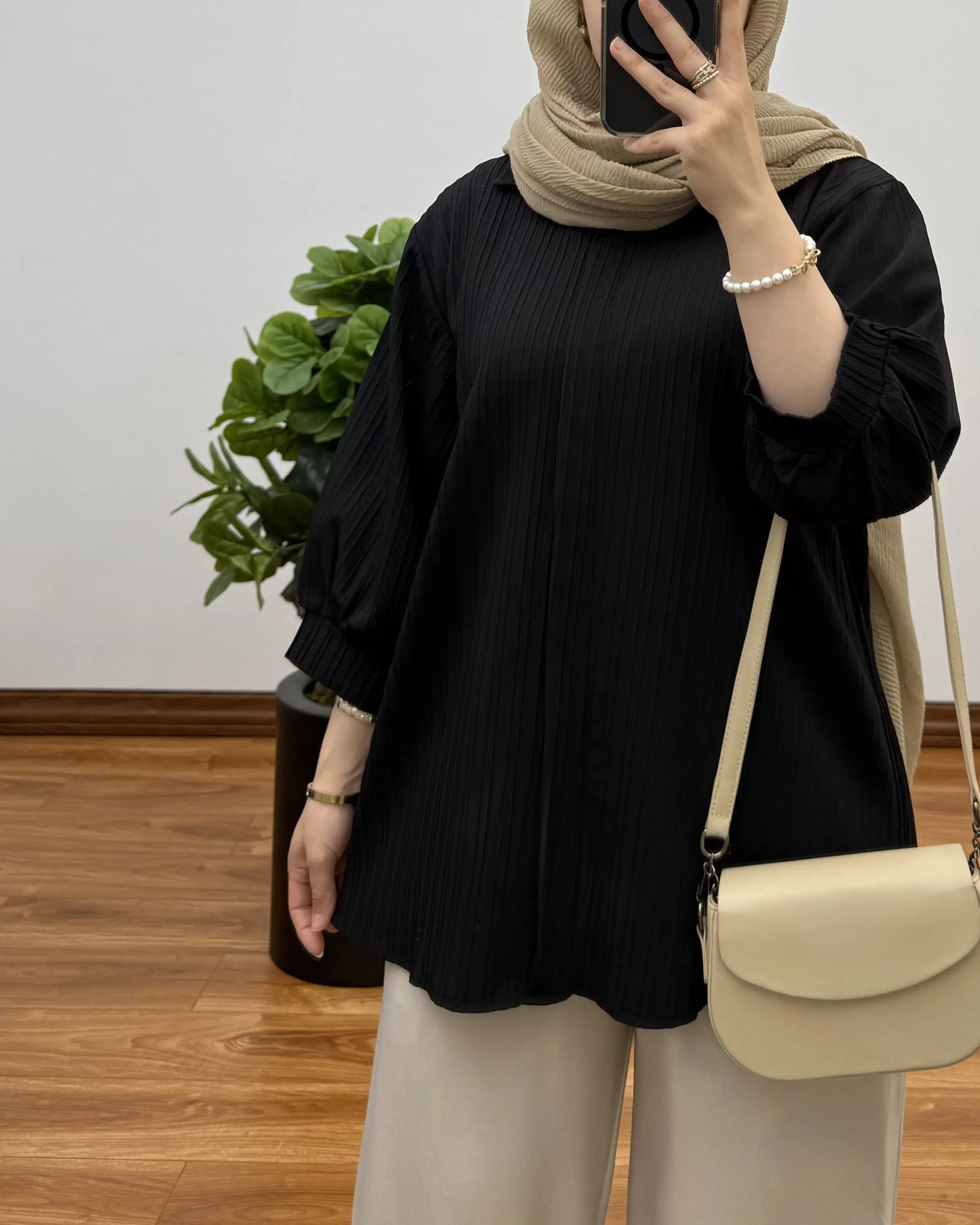 شومیز قاب پک دار آیوا